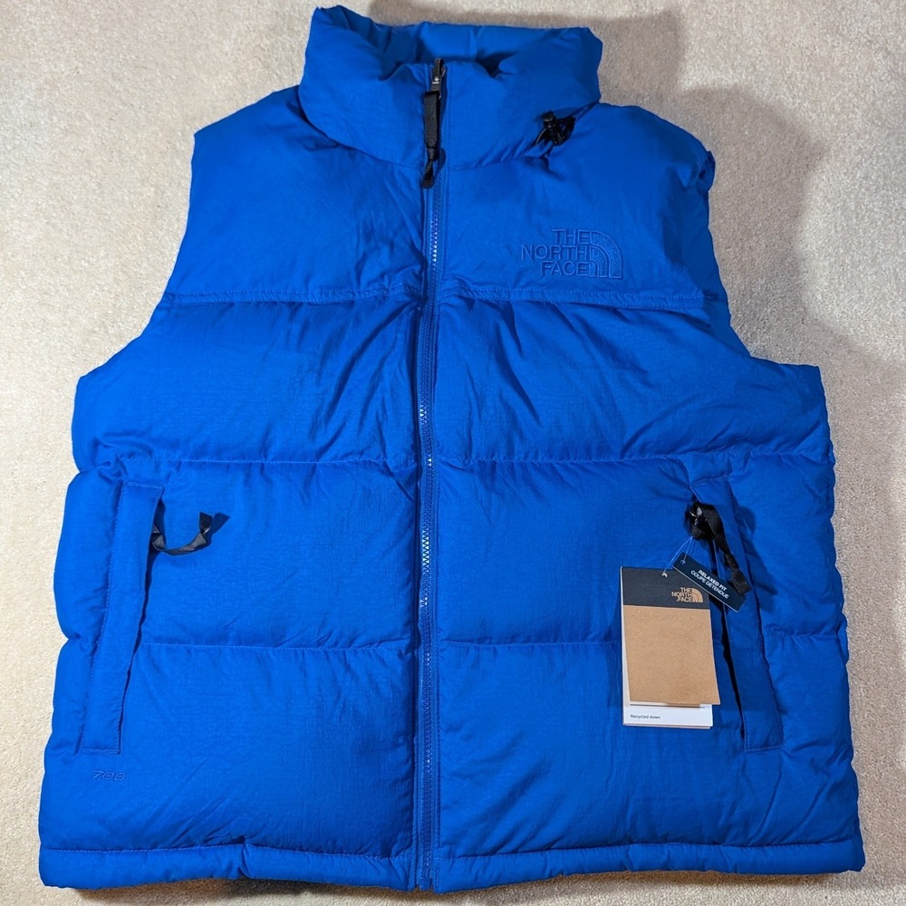 The North Face Womens 96 Retro Nuptse Vest TNF Blue 700-Fill Down XL NF0A8FG2CZ6